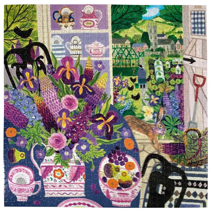 Lavender Kitchen 1000 Piece Jigsaw Puzzle eeBoo - BIG FRENCHIES