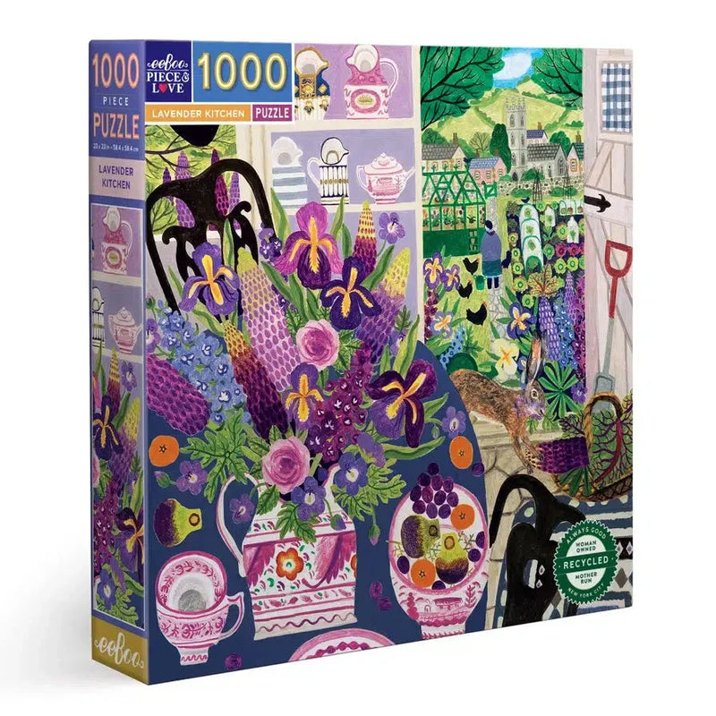 Lavender Kitchen 1000 Piece Jigsaw Puzzle eeBoo - BIG FRENCHIES
