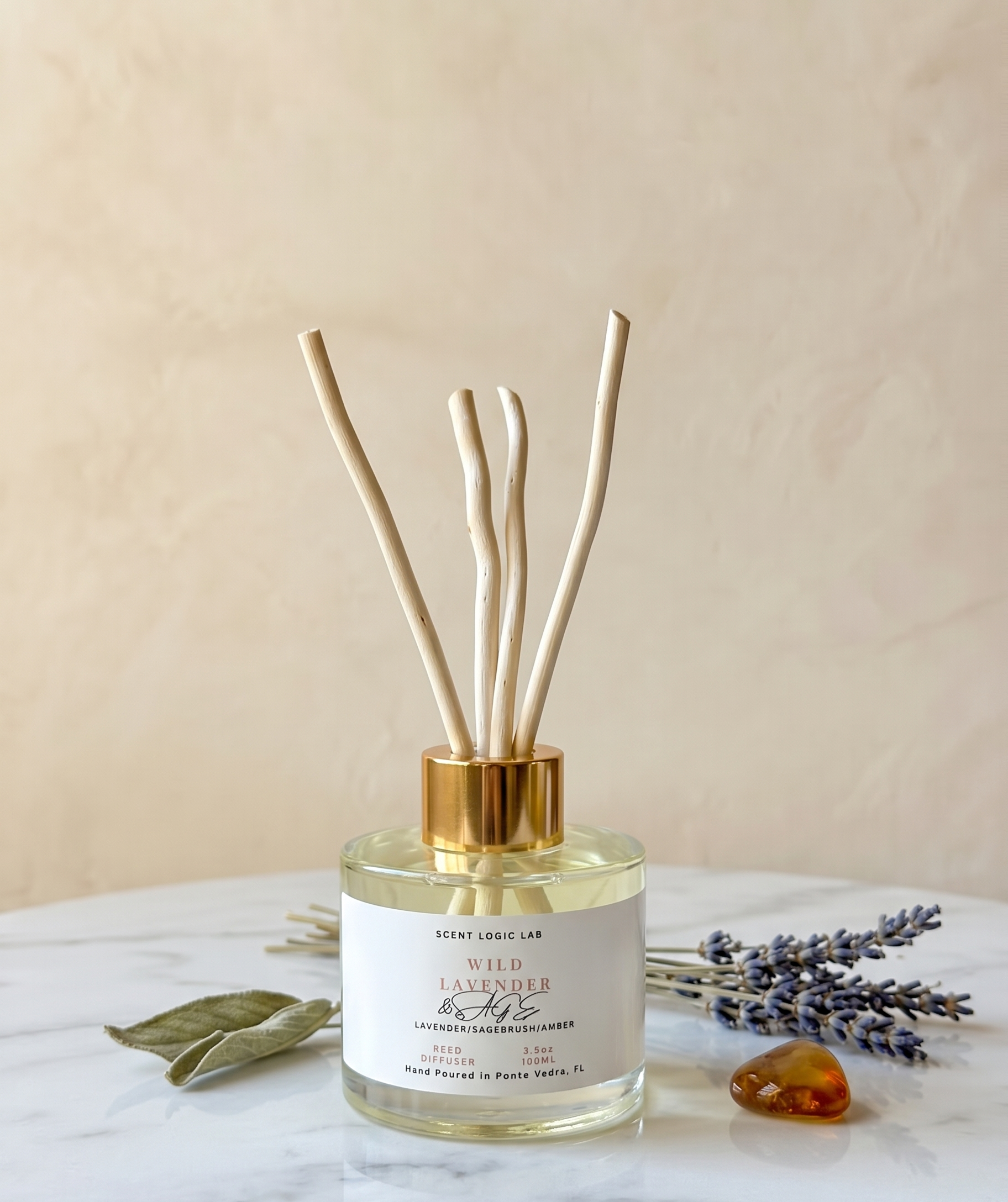 Wild Lavender Reed Diffuser | Calming Floral Home Fragrance