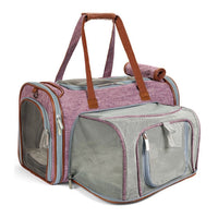Mr. Peanut's Gold Series Mini Size Airline Compliant Expandable Pet Carrier - BIG FRENCHIES