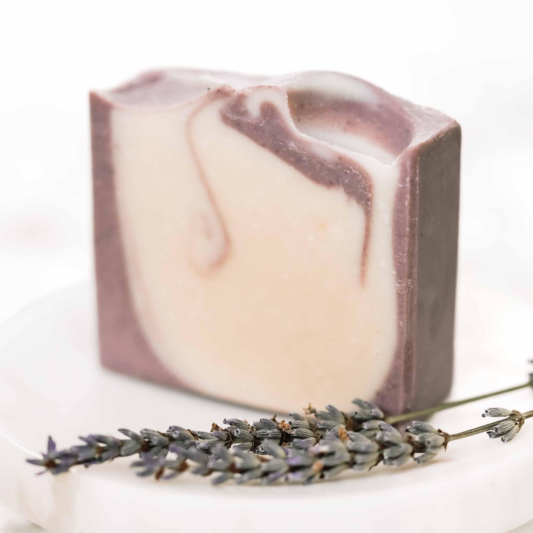 Lavender + Mint Handmade Tallow and Goat Milk Soap Bar - BIG FRENCHIES
