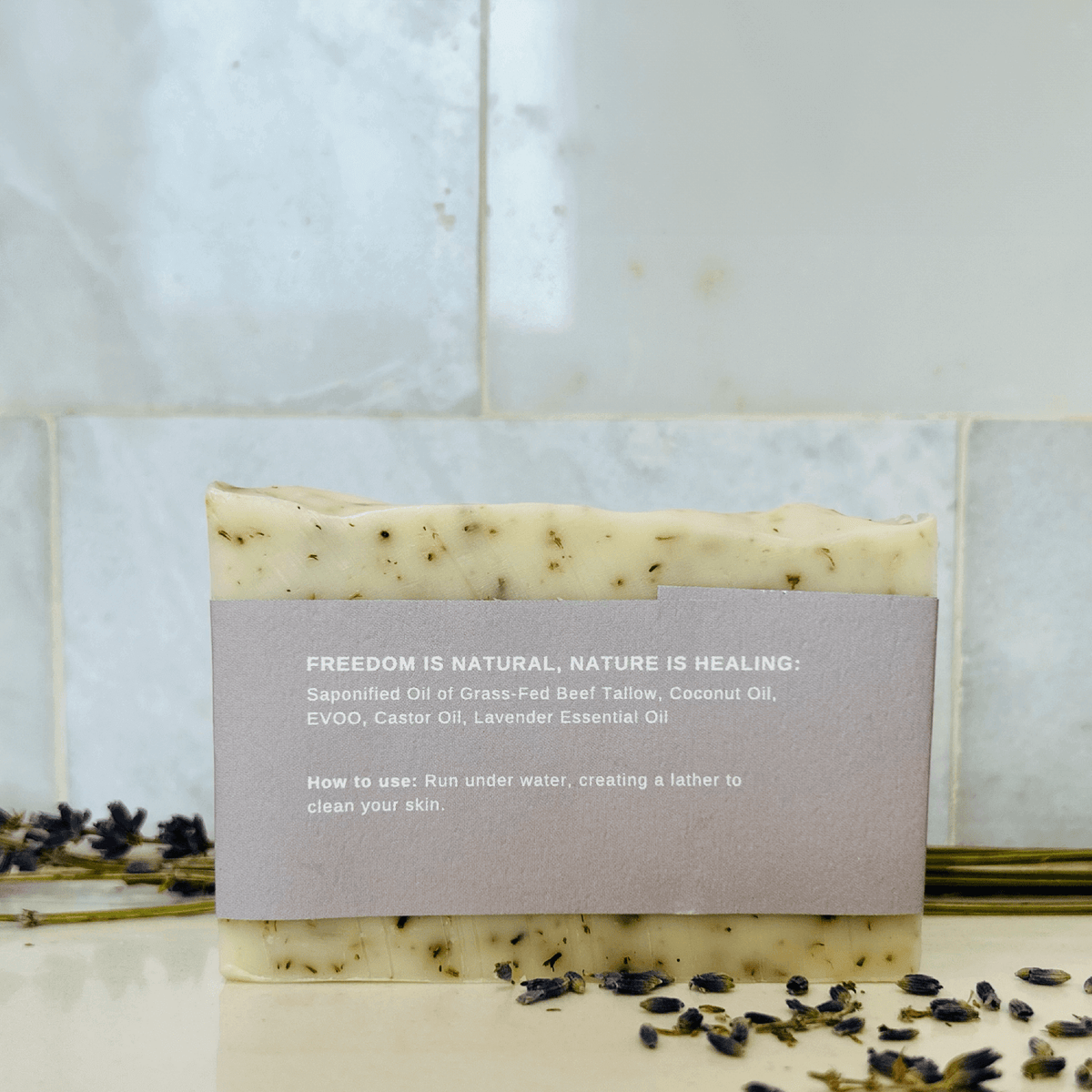 Lavender Tallow Soap Bar - BIG FRENCHIES