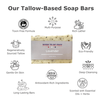 Lavender Tallow Soap Bar - BIG FRENCHIES
