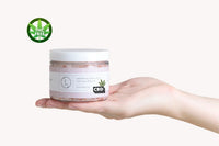 CBD Lavender Natural Bath Salt Soak with CBD. Made with Dead sea, Epsom and Himalayan salts - BIG FRENCHIES