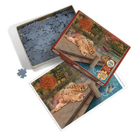 Lazy Day on the Dock 275 Large Piece Jigsaw Puzzle Cobble Hill