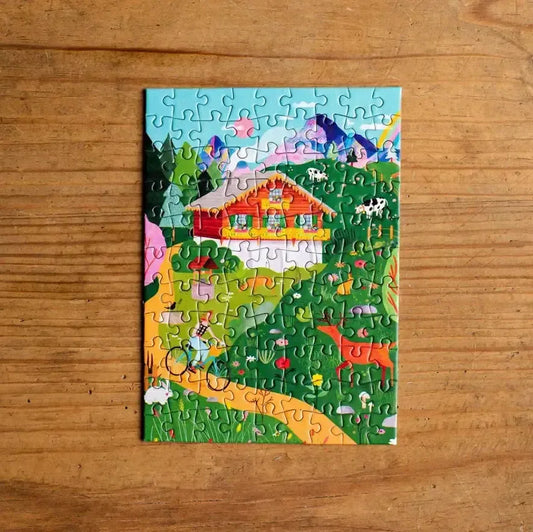 Le Chalet Suisse 99 Piece Mini Jigsaw Puzzle Trevell - BIG FRENCHIES