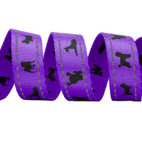 EcoBark Purple Dog Leash- Padded Comfort Grip Leash Dog Pattern - 4ft, 5ft, and 6ft for XS, Small, and Medium Dogs - BIG FRENCHIES