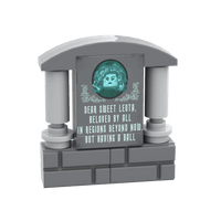 "Leota" Tombstone - Halloween MOC - Custom Printed - Made Using LEGO® Parts