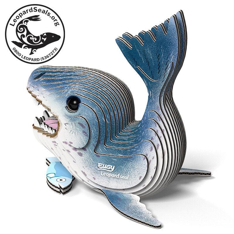 Leopard Seal 3D Cardboard Model Kit Eugy