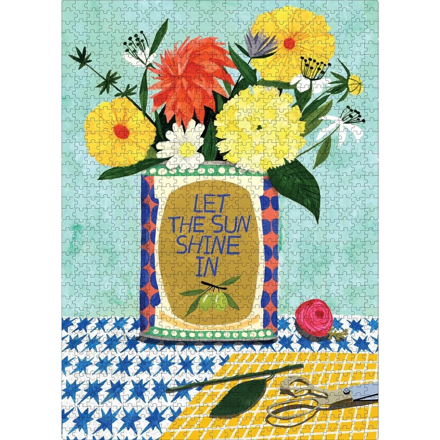 Let the Sun Shine In 1000 Piece Jigsaw Puzzle Workman - BIG FRENCHIES