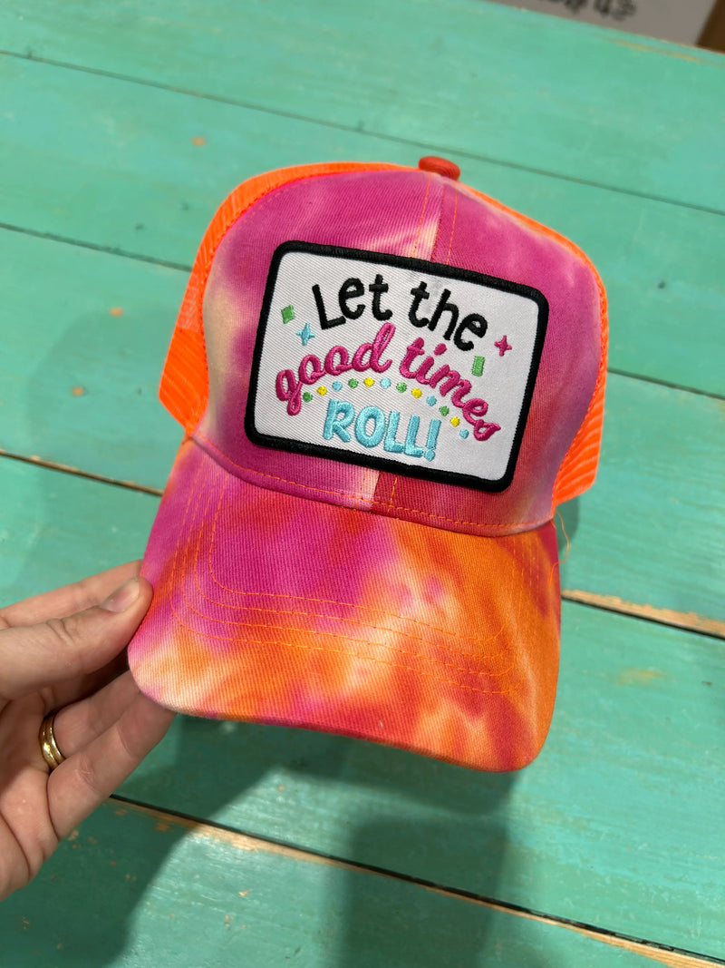 Let The Good Times Roll TieDye Hat - BIG FRENCHIES