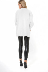 Let Loose Crossover Long Sleeve Maternity/Nursing Knit Top - BIG FRENCHIES
