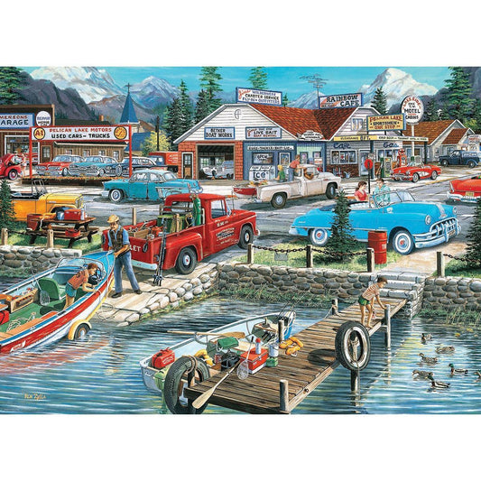 Let’s go Fishing 1000 Piece Jigsaw Puzzle Eurographics - BIG FRENCHIES