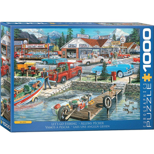 Let’s go Fishing 1000 Piece Jigsaw Puzzle Eurographics - BIG FRENCHIES