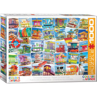 Lifeguard Towers 1000 Piece Jigsaw Puzzle Eurographics