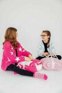 Light Pink Cowgirl Cozy Blanket - BIG FRENCHIES