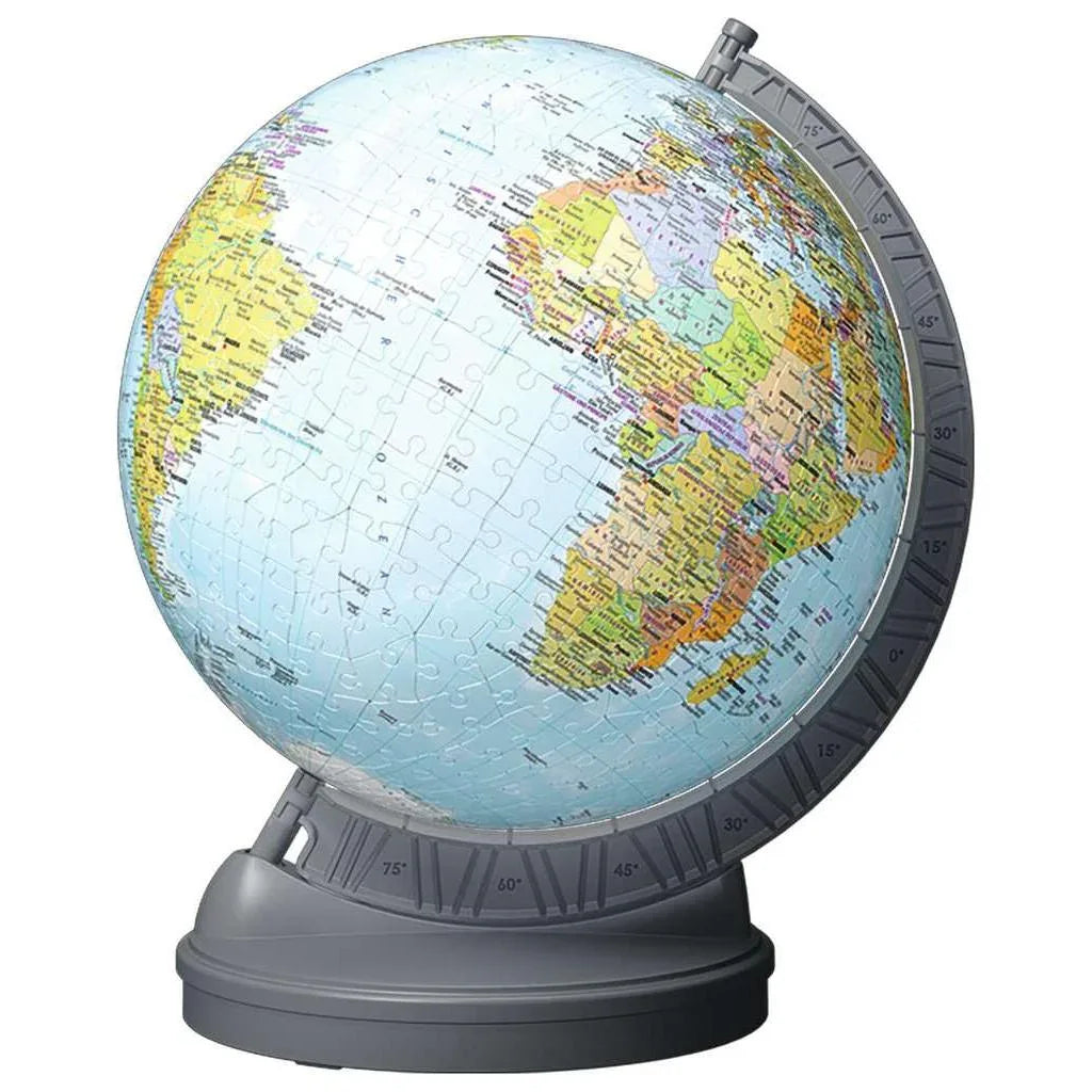 Light-Up Globe with Stand 548 Piece 3D Jigsaw Puzzle Ravensburger - BIG FRENCHIES