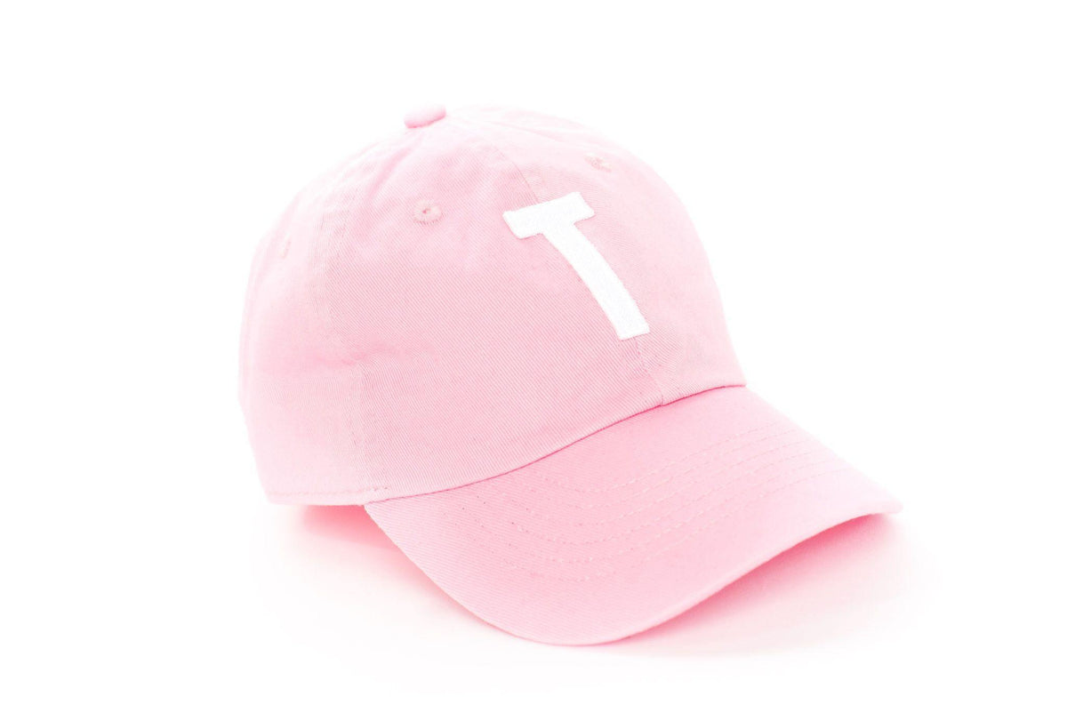 Light Pink Letter Baseball Hat - BIG FRENCHIES