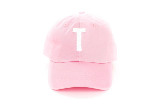 Light Pink Letter Baseball Hat - BIG FRENCHIES