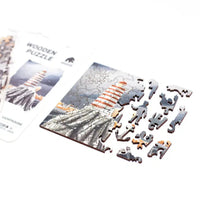 Lighthouse 40 Piece Mini Wooden Jigsaw Puzzle Geek Toys