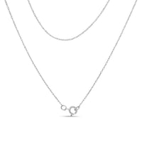 .925 Sterling Silver Purple Amethyst and Diamond Accent Art Deco Style 18" Pendant Necklace (I-J Color, I1-I2 Clarity)