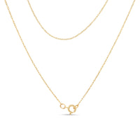 10K Yellow Gold Plated .925 Sterling Silver 1/10 Cttw Miracle Set Round Diamond Square Box Shape 18" Pendant Necklace (K-L Color, I2-I3 Clarity)