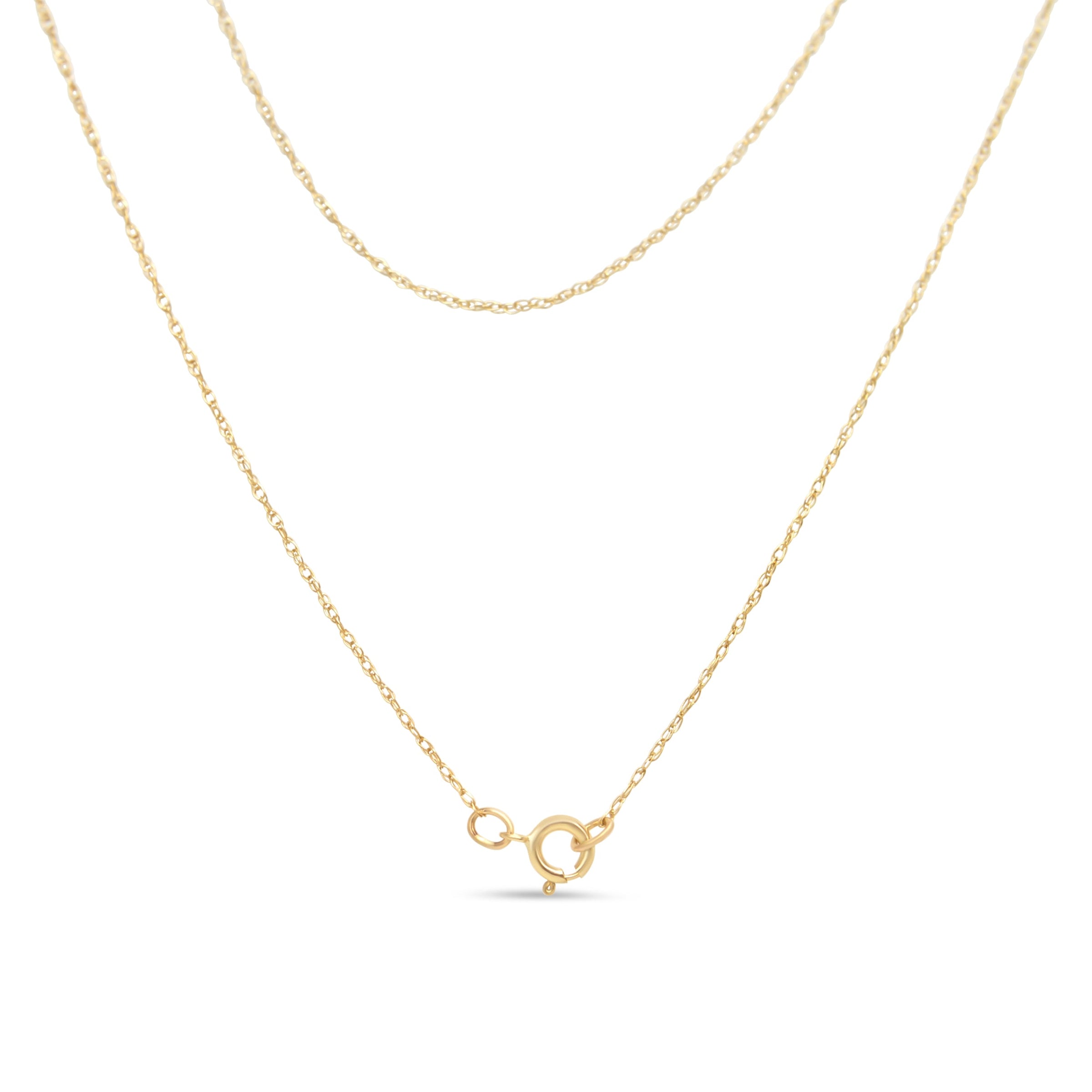10K Yellow Gold Plated .925 Sterling Silver 1/10 Cttw Miracle Set Round Diamond Square Box Shape 18" Pendant Necklace (K-L Color, I2-I3 Clarity)