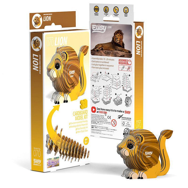 Lion 3D Cardboard Model Kit Eugy - BIG FRENCHIES