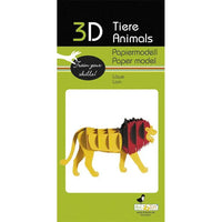 Lion 3D Cardboard Model Kit Fridolin - BIG FRENCHIES