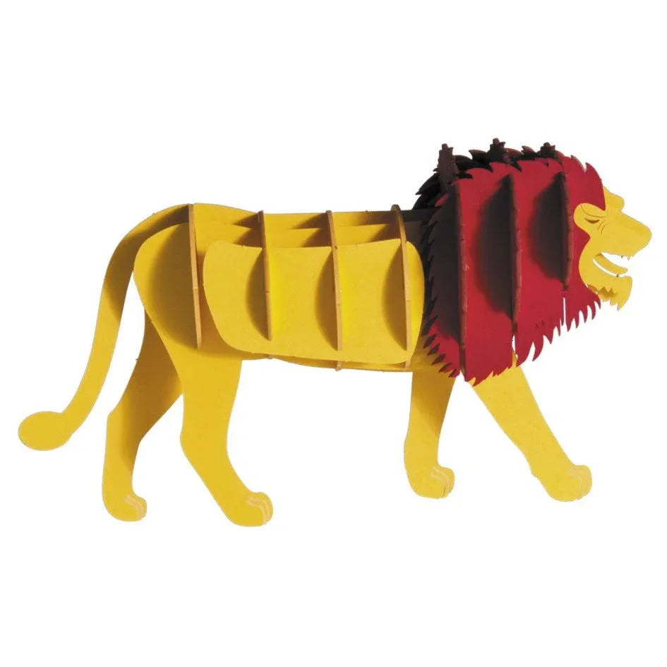 Lion 3D Cardboard Model Kit Fridolin - BIG FRENCHIES