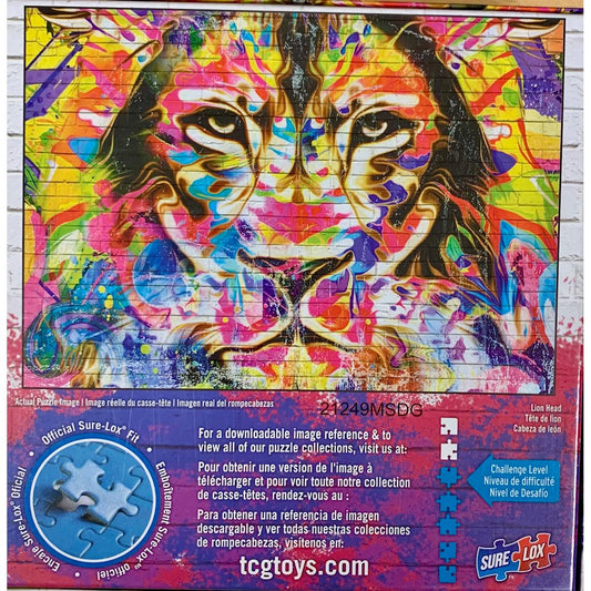 Lion Head Street Murals 1000 Piece Jigsaw Puzzle Sure Lox