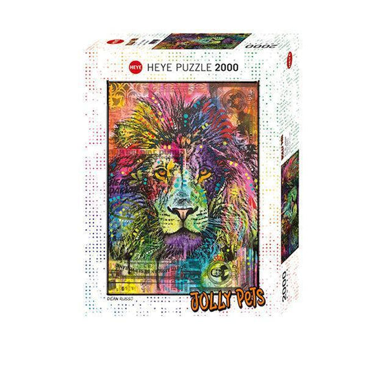 Lion's Heart Jolly Pets 2000 Piece Jigsaw Puzzle Heye - BIG FRENCHIES