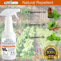 Rodent Repellent Spray - 32 oz | Plant Based Natural Non-Toxic | Premo Guard