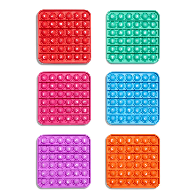 6 Extra CVC Fidget Mats (Word Pop) - BIG FRENCHIES