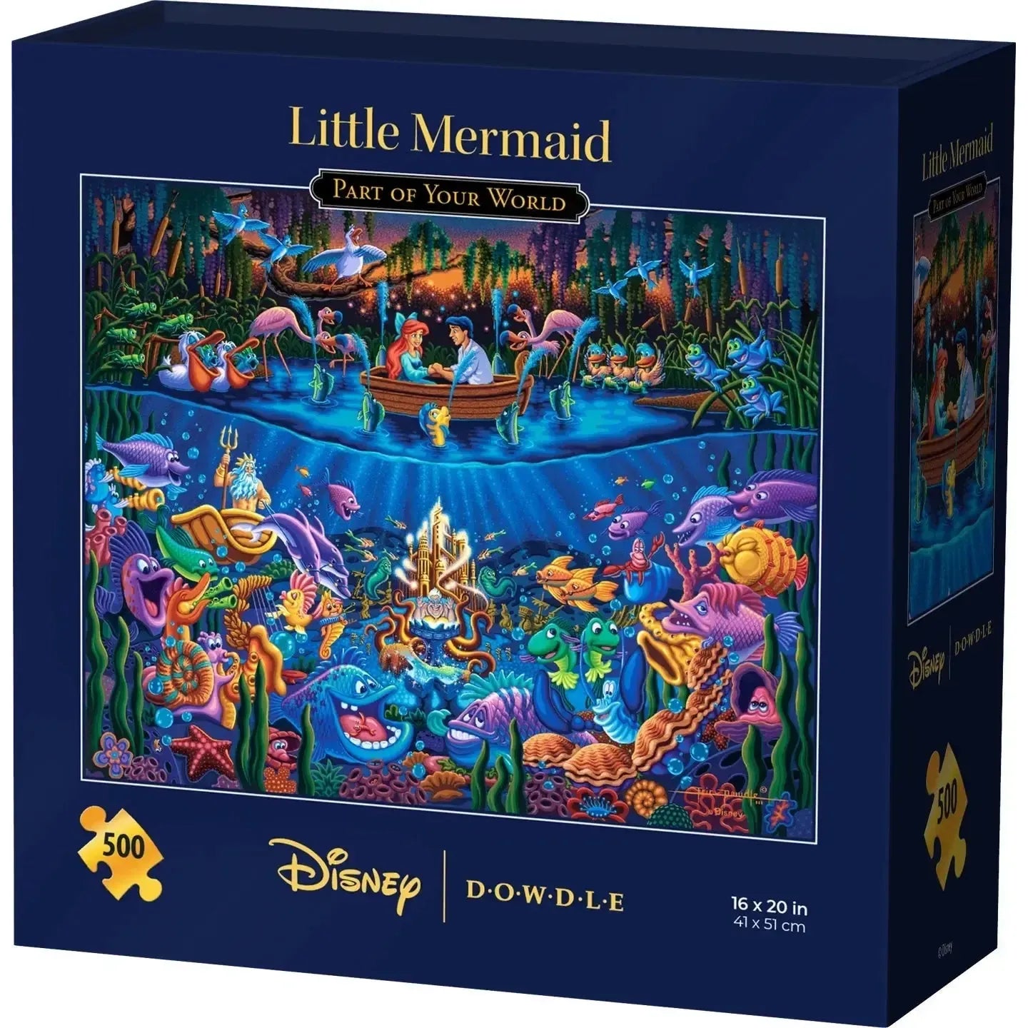 Little Mermaid Part of Your World 500 Piece Jigsaw Puzzle Disney x Dowdle