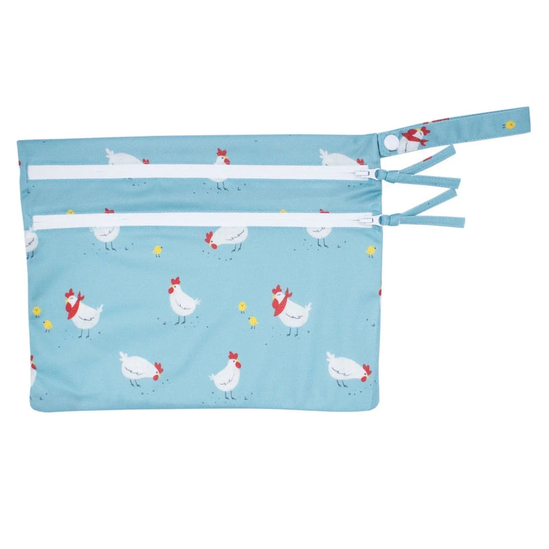 Little Chickies - Waterproof Wet Bag (For mealtime, on-the-go, and more!) SALE - BIG FRENCHIES