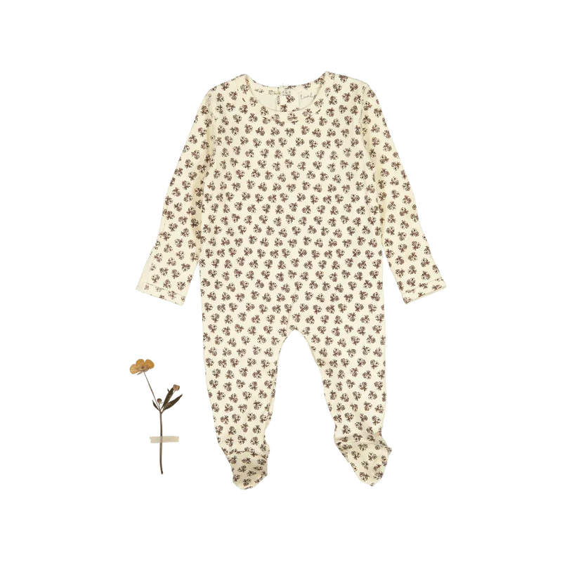 The Printed Romper - Neutral Floral - BIG FRENCHIES