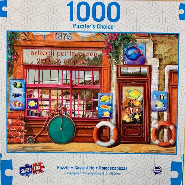 Lizione de Acquario Puzzler's Choice 1000 Piece Jigsaw Puzzle Sure Lox - BIG FRENCHIES