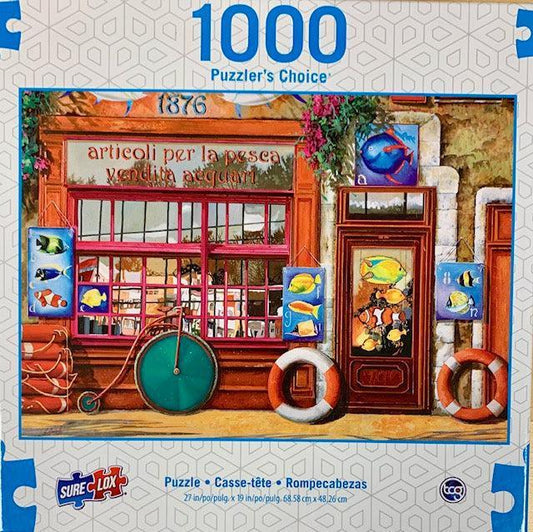 Lizione de Acquario Puzzler's Choice 1000 Piece Jigsaw Puzzle Sure Lox - BIG FRENCHIES