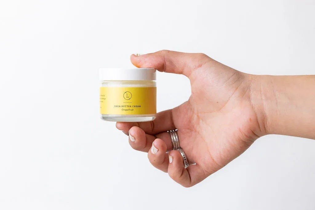 Grapefruit Shea Butter Body Cream, Shea Body Lotion - BIG FRENCHIES