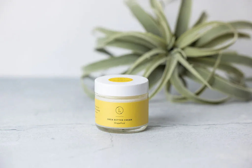 CBD Grapefruit Shea Butter Body Cream with CBD, Shea Body Lotion (THC free) - BIG FRENCHIES