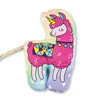 Magical Llama Plush Dog Toy – with Squeaker & Crinkle Paper for Fun Play - BIG FRENCHIES