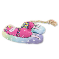 Magical Llama Plush Dog Toy – with Squeaker & Crinkle Paper for Fun Play - BIG FRENCHIES