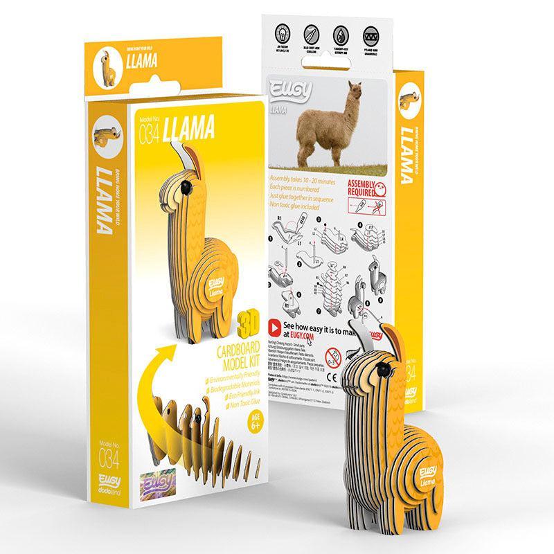 Llama 3D Cardboard Model Kit Eugy - BIG FRENCHIES