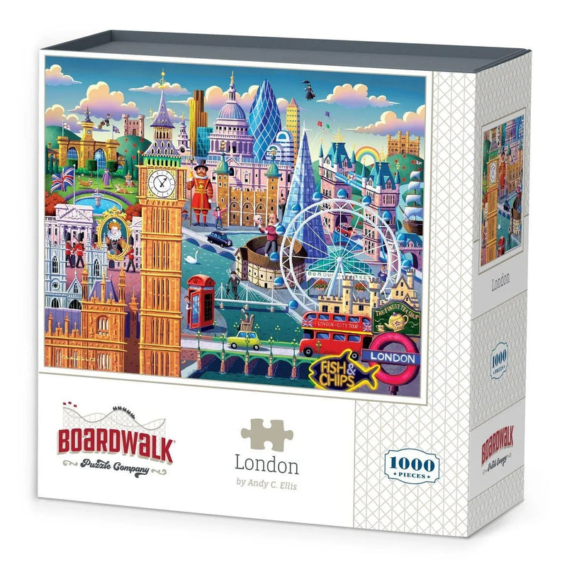 London 1000 Piece Jigsaw Puzzle Boardwalk - BIG FRENCHIES