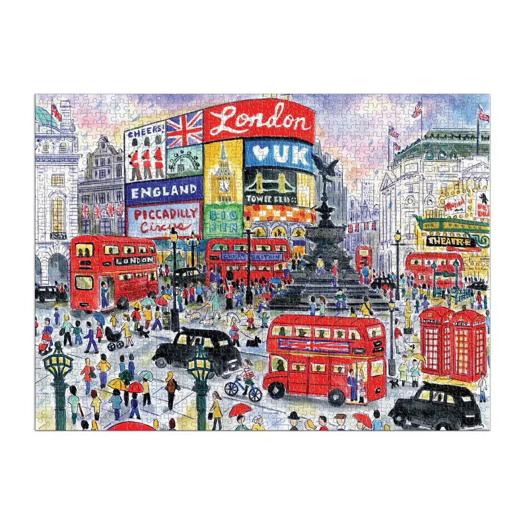 London 1000 Piece Jigsaw Puzzle Galison - BIG FRENCHIES