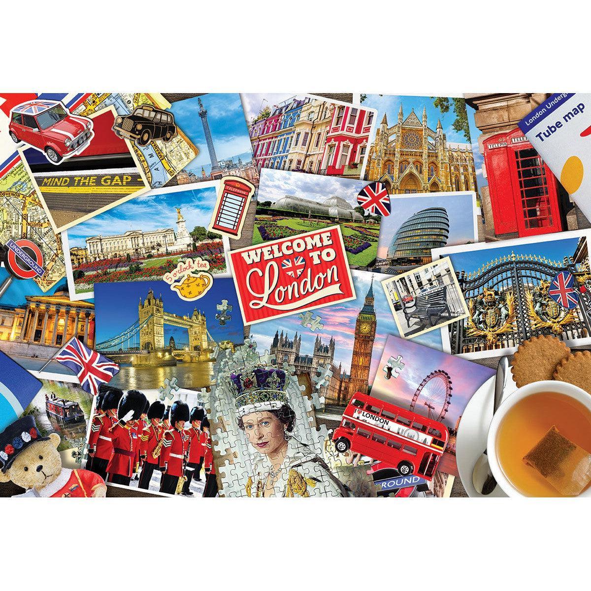 London Bus 550 Piece Jigsaw Puzzle in Tin Eurographics - BIG FRENCHIES