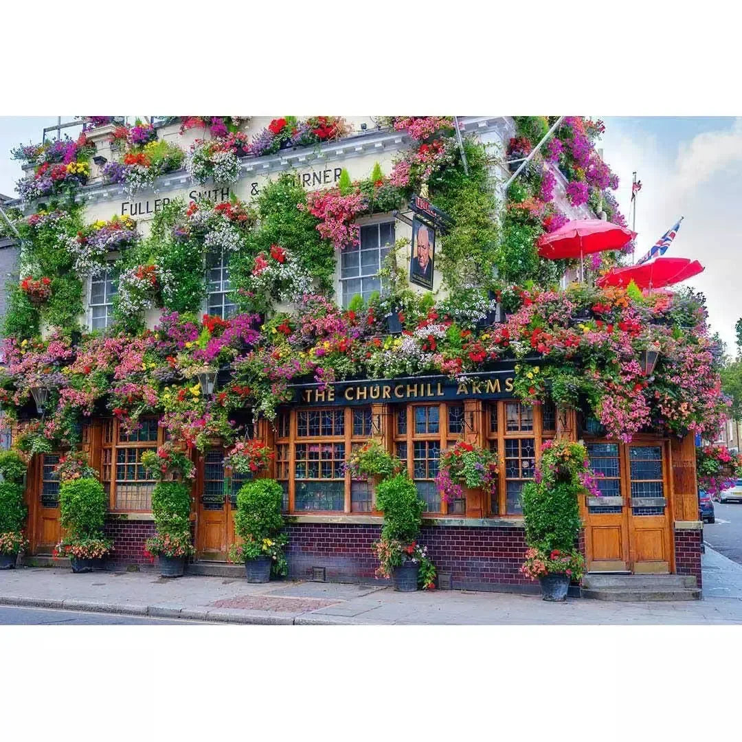 London Pub 150 Piece Wood Jigsaw Puzzle Wooden City - BIG FRENCHIES