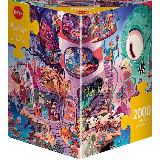 Look, a Beacon! 2000 Piece Jigsaw Puzzle Heye - BIG FRENCHIES