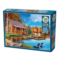 Loon Lake 500 Piece Jigsaw Puzzle Cobble Hill - BIG FRENCHIES